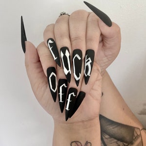 F*** OFF Press On Nails