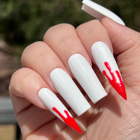 Vampire Teeth Nails