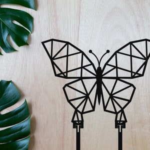 Butterfly Geometric Indoor Houseplant Trellis or Decoration | 3D printed, multiple colors | Plant | Planter | Flowers