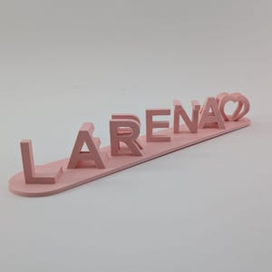 Nombre de giro personalizado, texto de doble giro personalizado, placas de nombre de texto volteado, nombre de pareja, nombre de giro, nombre doble, etiqueta de nombre