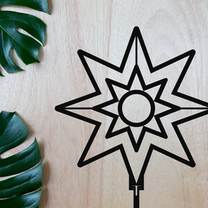 Star Indoor Houseplant Trellis or Decoration | 3D printed, multiple colors | Plant | Planter | Flowers