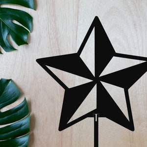 Nautical Star Indoor Houseplant Trellis or Decoration | 3D printed, multiple colors | Plant | Planter | Flowers
