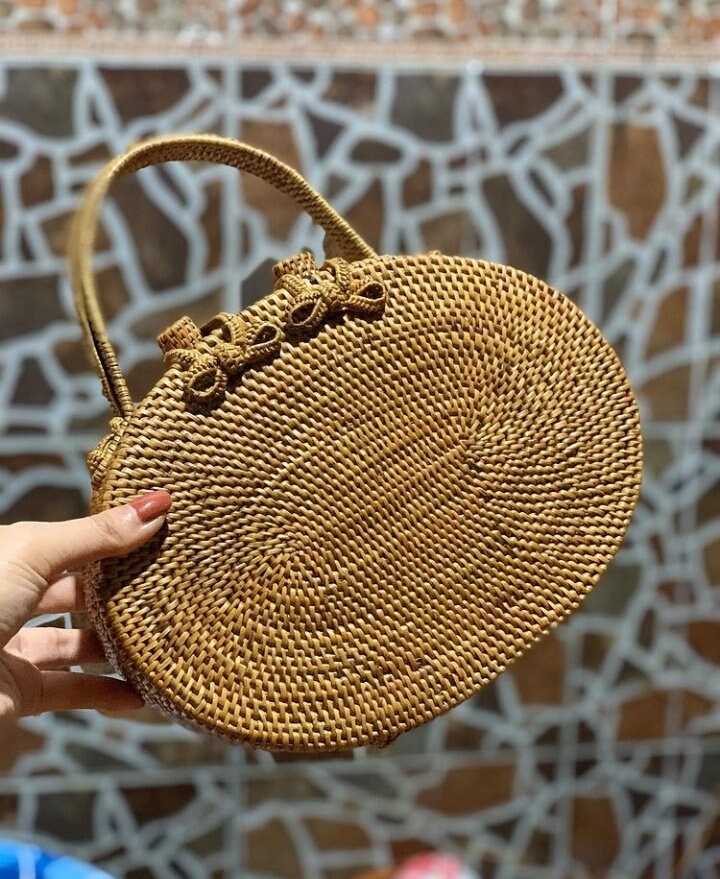 Handi Craft Bag Made By Lombok Woven Ketak Craftsmen. | Etsy