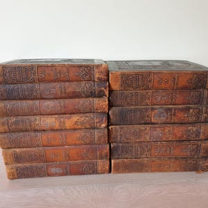 Antik Bücher Elbert Hubbard&#39;s Kleine Reise ~ 13 Bücher ~ 1916 ~ Englische Bücher