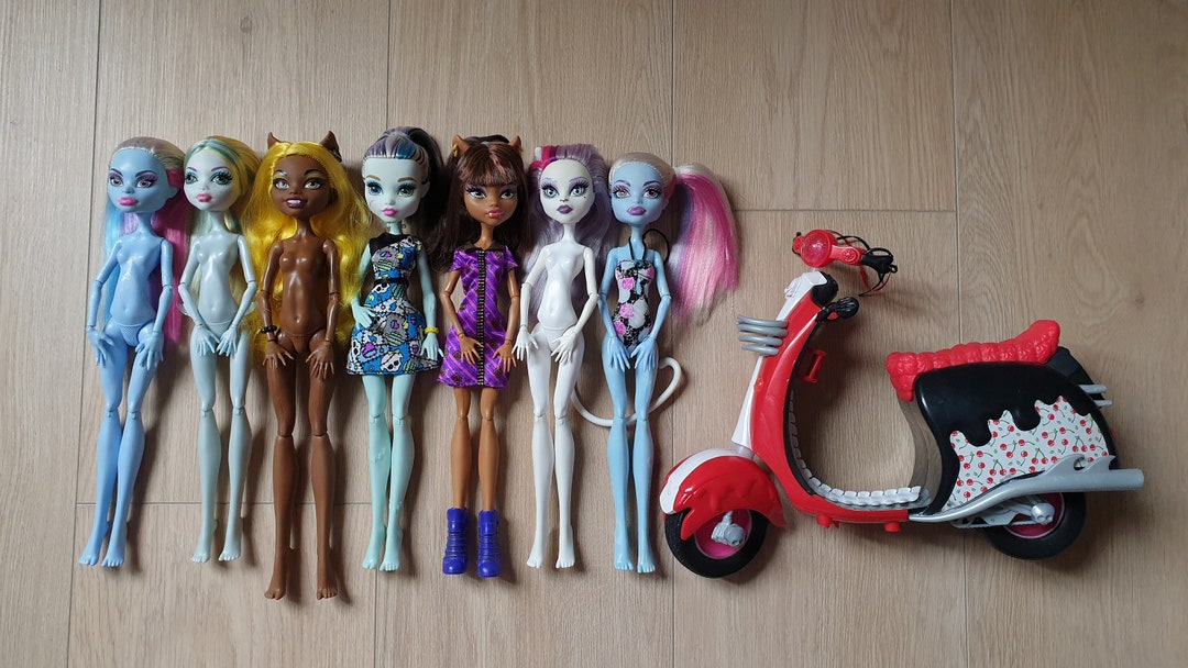 Monster High Dolls Lot Used Condition Dolls for Custom / Etsy