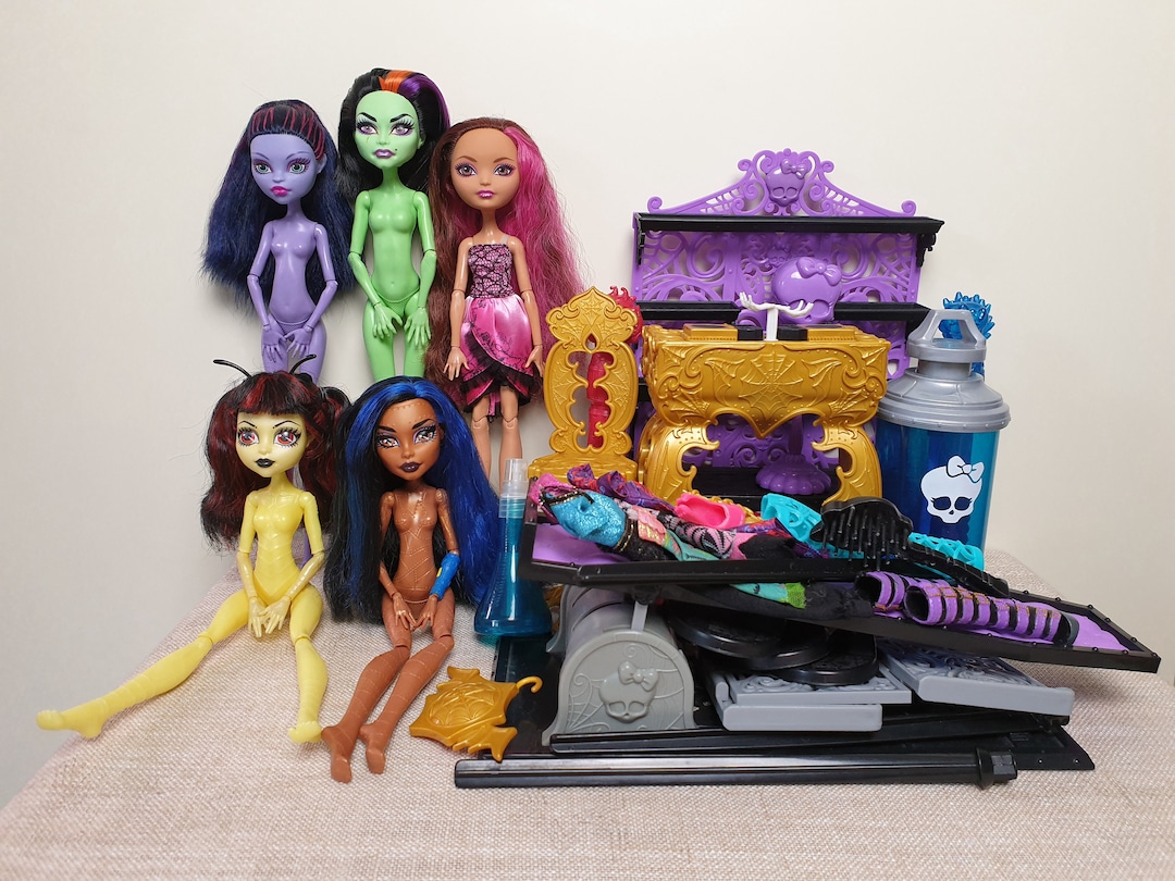 Monster High Dolls Lot Used Condition Dolls for Custom / Etsy