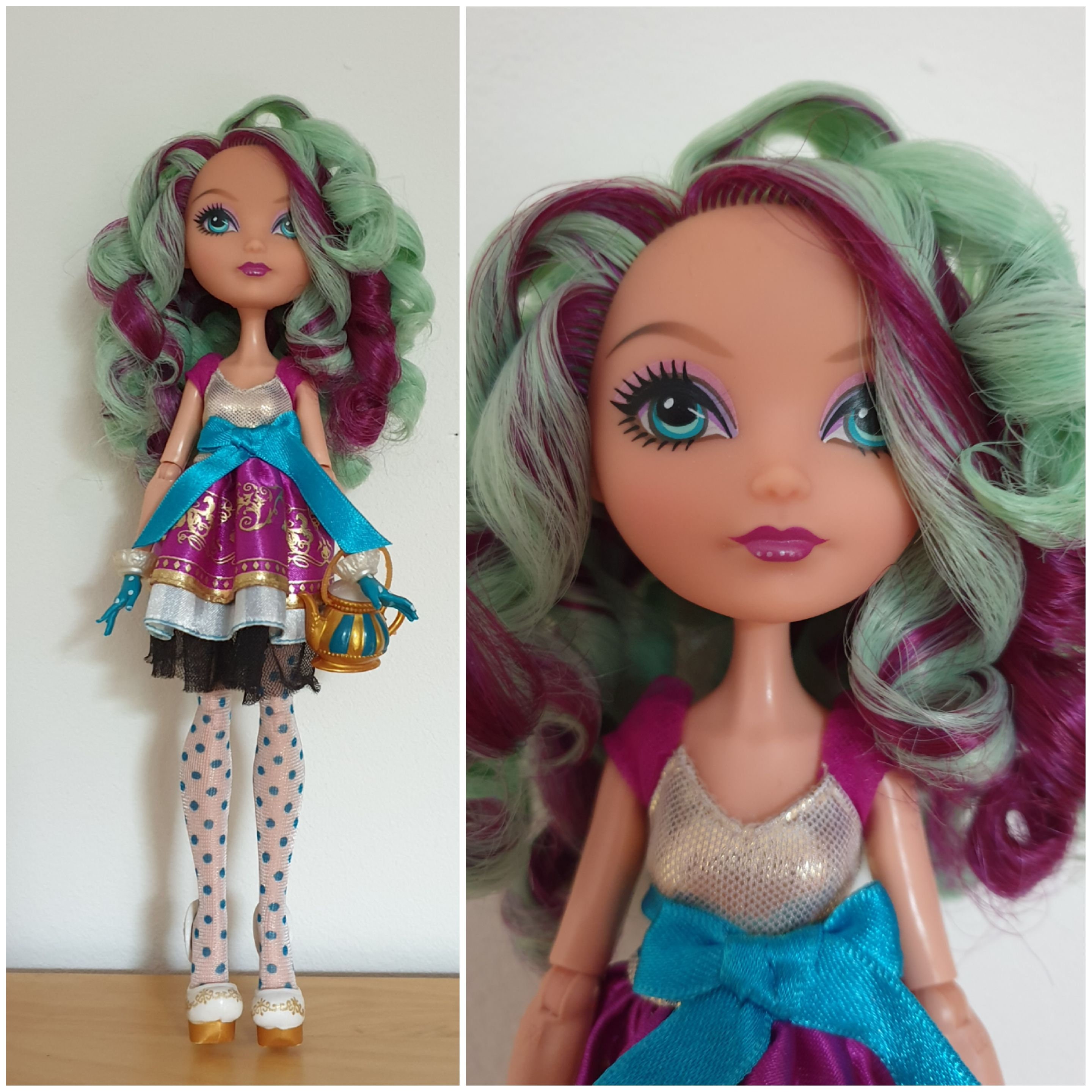 Boneca - Ever After High - Madeline Hatter. O vestido p