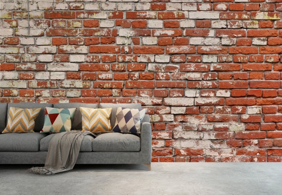 Buy Broken Old Brick Wall Piece 3D Digital Print Wallpaper From Online in India - Etsy Buy Broken Old Brick Wall Piece 3D Digital Print Wallpaper From Online in India - Etsy