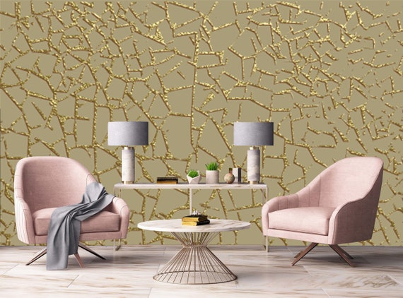 Gold Texture. Patina Draws Golden Elements. Vintage Abstract - Etsy