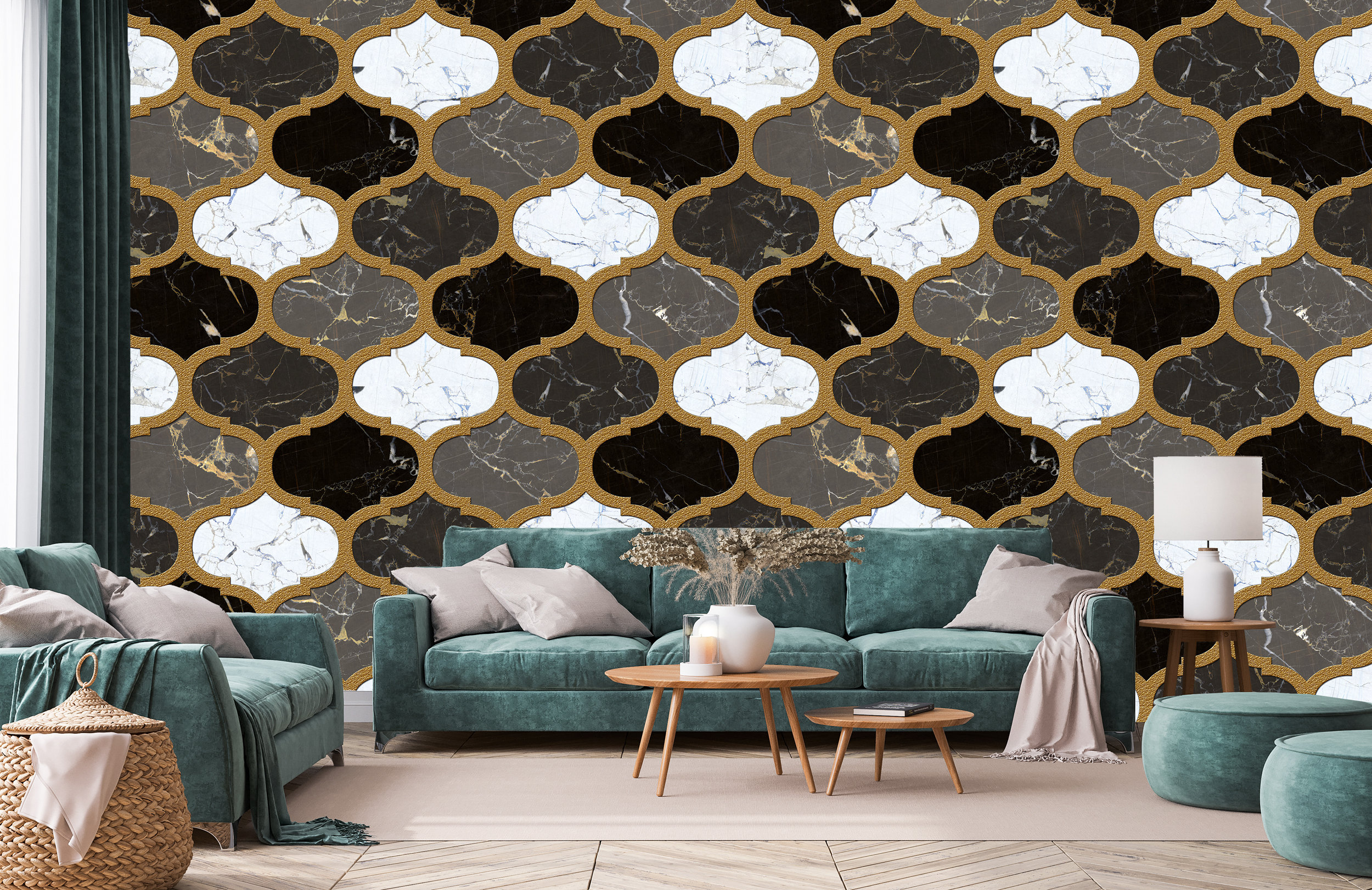 Digital Wall Tile Decor Ceramic Tile Design Seamless Color 