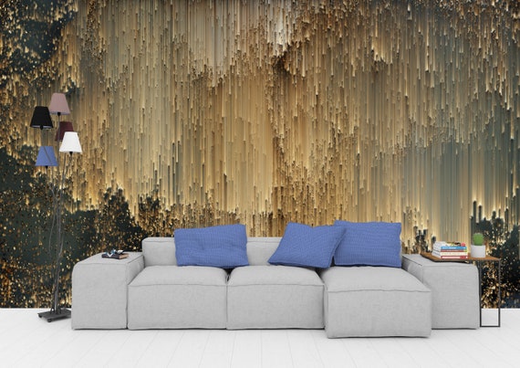 Buy Golden Pixel Background. Wall Paper. Luxury Texture Design. Online in  India - Etsy