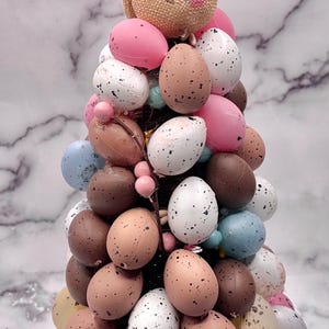 Chocolate Easter Egg Tabletop Tree