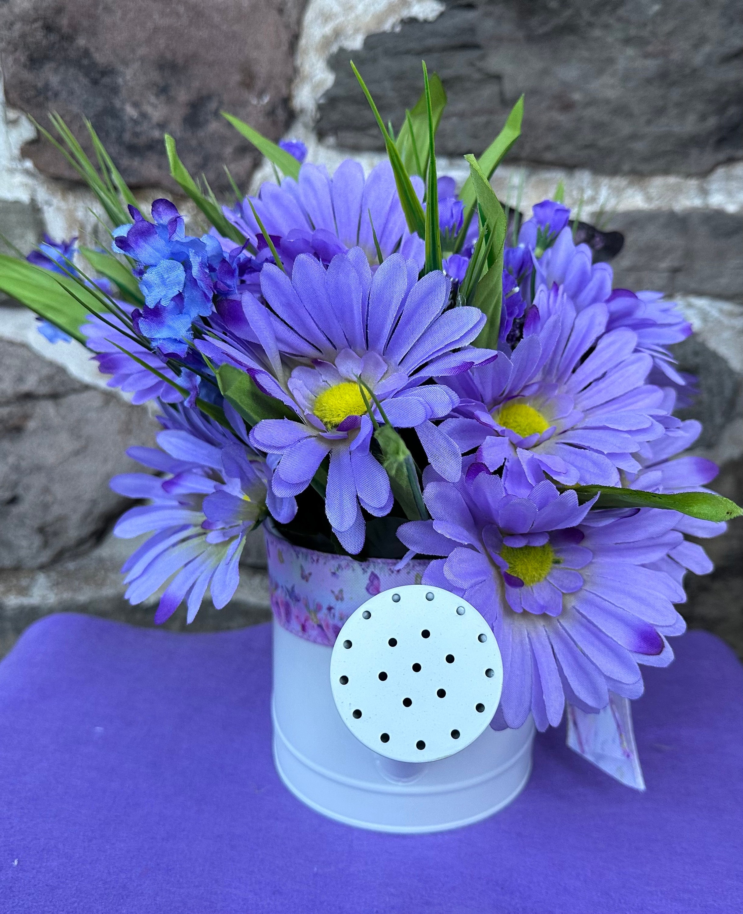 Ramo de margaritas y gerberas moradas de felpa - Etsy México, image size:2440x3000