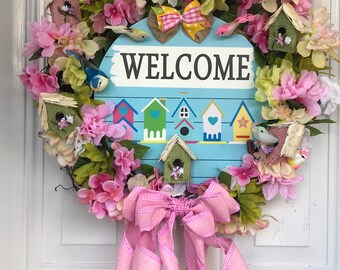 Birdhouse Welcome Wreath                         DISCOUNT CODE:                             FATHERSDAYSALE