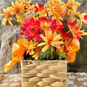 Basket of Gorgeous Golden Daisies