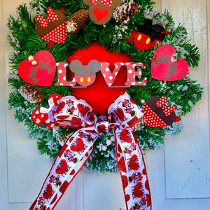 Mickey’s Valentine’s Day LOVE Wreath