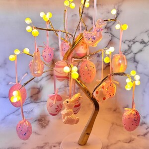 Shimmering LED Easter Tabletop Tree