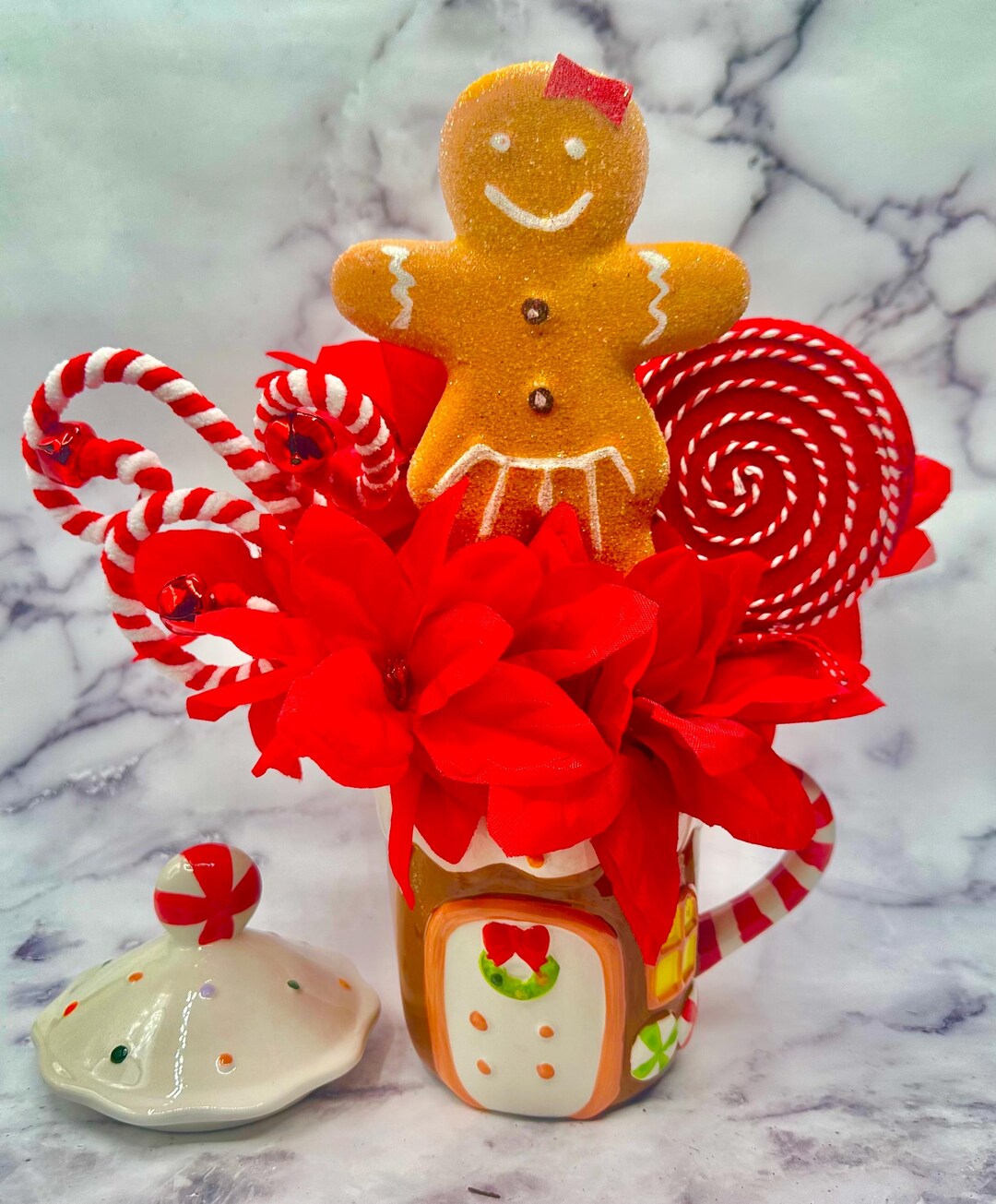 Playful Gingerbread Christmas Display - Etsy