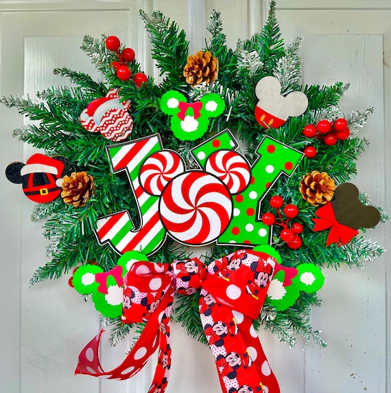 Disney JOY Christmas Wreath