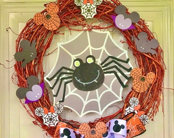 Mickey’s Web Happy Halloween Wreath