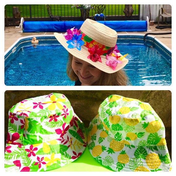 Tropical Island Beach Hat Buy 1 Adult Beach Hat, Get 2 Childrens Bucket  Beach Hats for FREE -  Canada