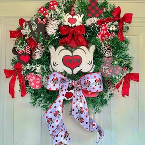 Mickey and Minnie’s XOXO Valentine’s Day Wreath