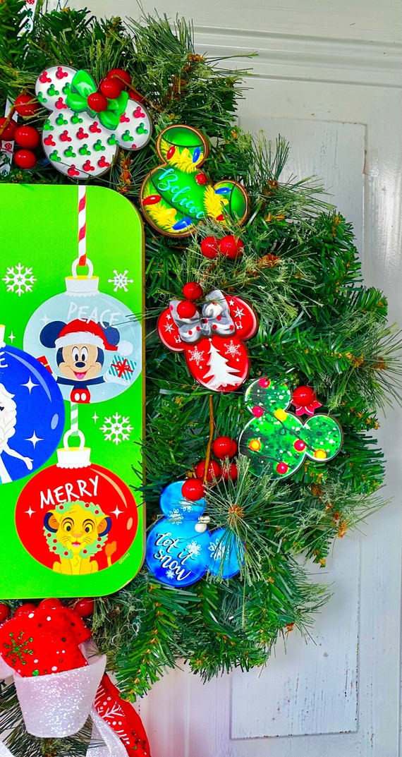 Celebrating Disney100 Christmas Wreath - Etsy