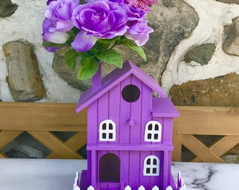 Cottage Birdhouse Spring Planter
