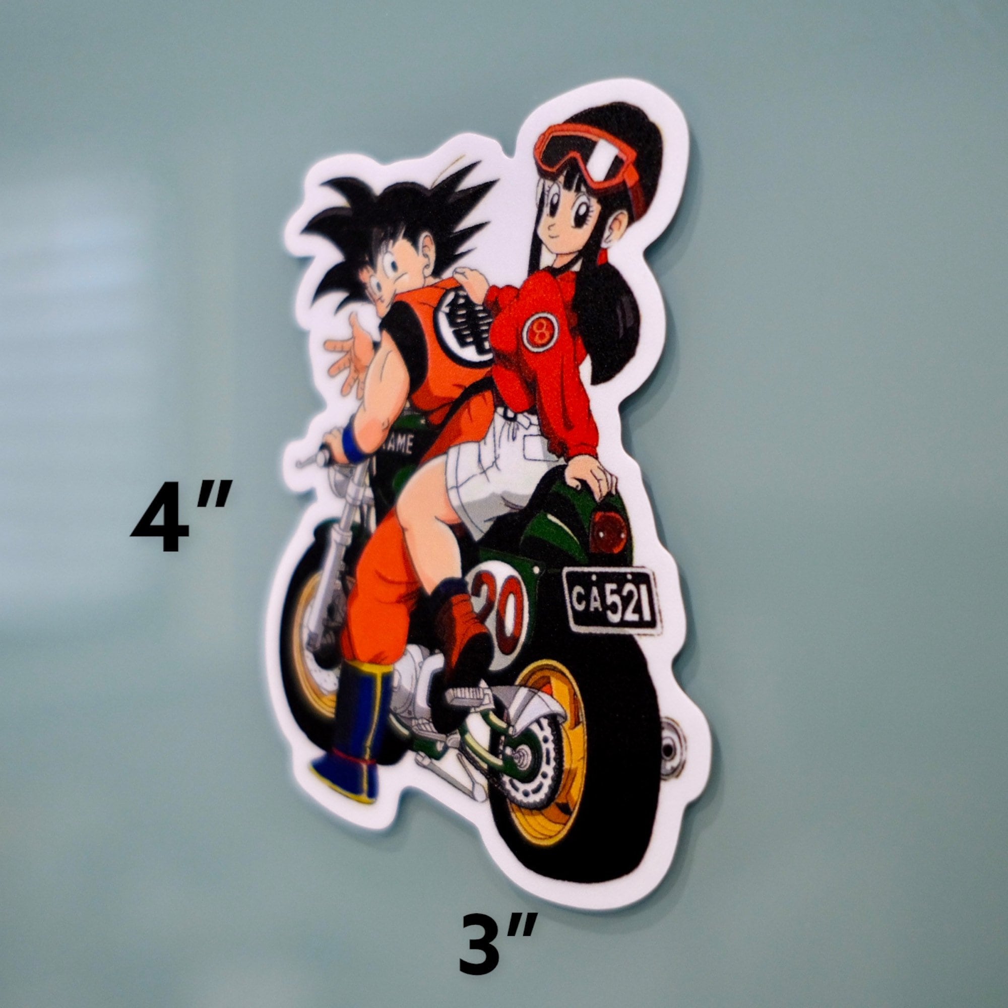 Chibi Goku Dragon Ball Z Cartoon Car Bumper Sticker Decal- 3'' or 5