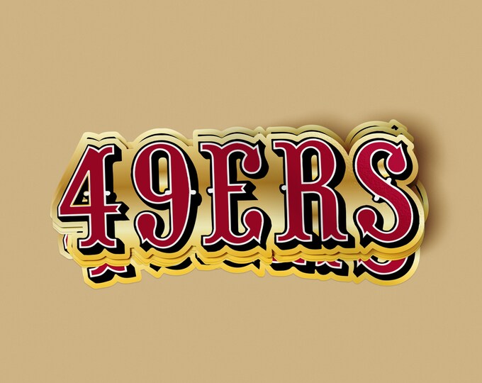 SF Decal, San Francisco Decal Sticker, Forty Niner Inspired Decal - Etsy