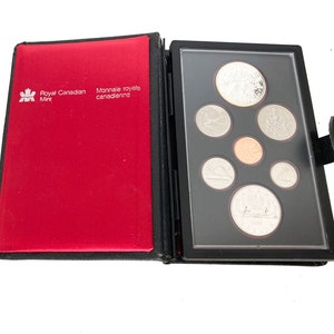 Royal Canadian Mint 1980 Proof Set 7 coins