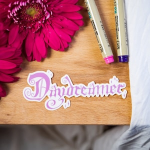 Daydreamer Sticker - Clear Transparent Sticker with Glossy Finish