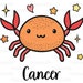 Cancer Zodiac Sign Digital Download | Astrology Art Print | Horoscope ...
