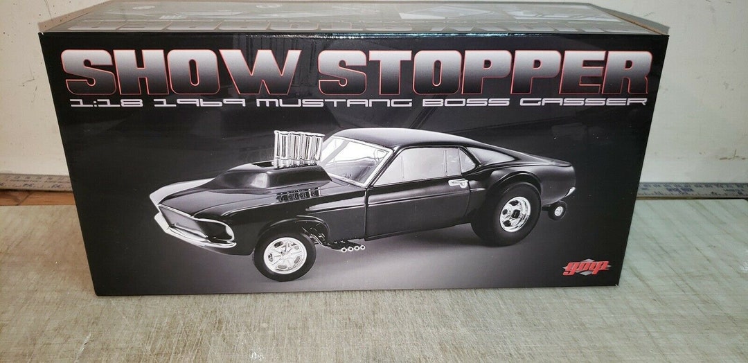 Modellino Esclusivo 1969 Ford Mustang "Punger" 1:18 ACME GMP - Giallo Con Strisce Nere - 270 Pezzi