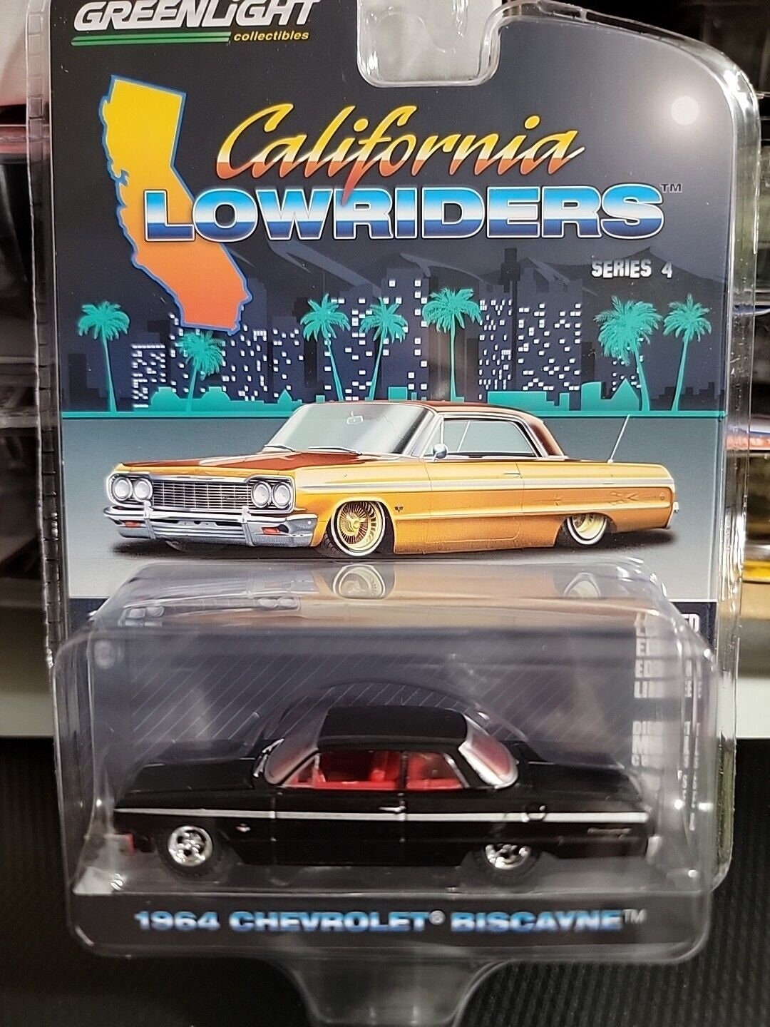 1964 Chevrolet Biscayne Lowrider Black 1/64 Scale Diecast Model Car by ...