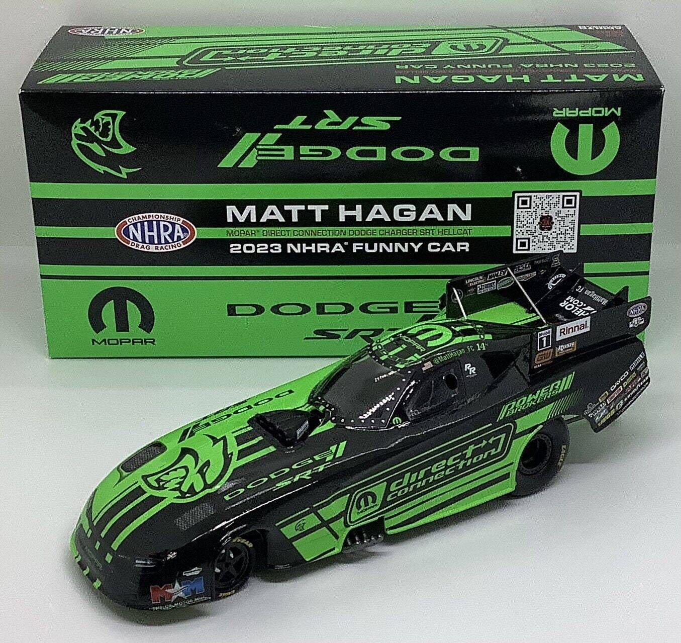 2023 Dodge Charger SRT Hellcat NHRA Funny Car Matt Hagan 1 24