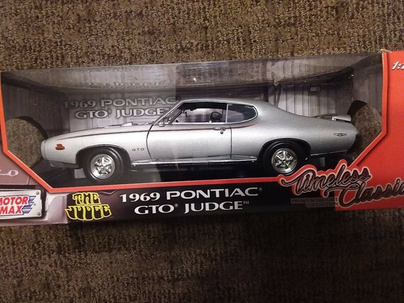 1969 Pontiac GTO Judge Silver Metallic 1/18 Scale Diecast - Etsy