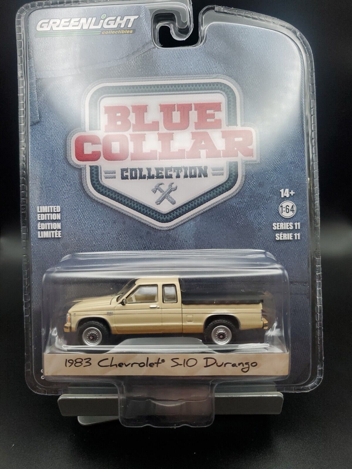 1983 Chevrolet S-10 Durango Pickup Tan W/Bed Cover 1/64 Scale Diecast Model Truck By GREENLIGHT 35240 C (Limited Edition)