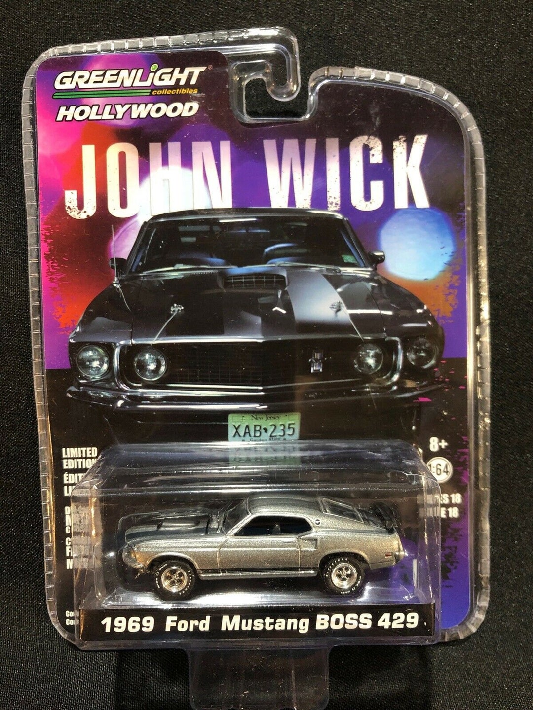 1969 Ford Mustang Boss 429 Gray john Wick 1/64 - Etsy Canada