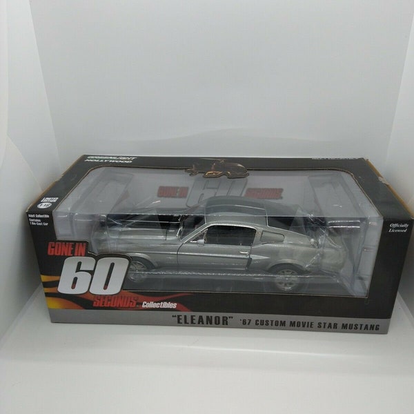 1967 Ford Mustang Custom Eleanor "GONE In 60 SECONDS" 1/18 Diecast Model Car By Greenlight 12909