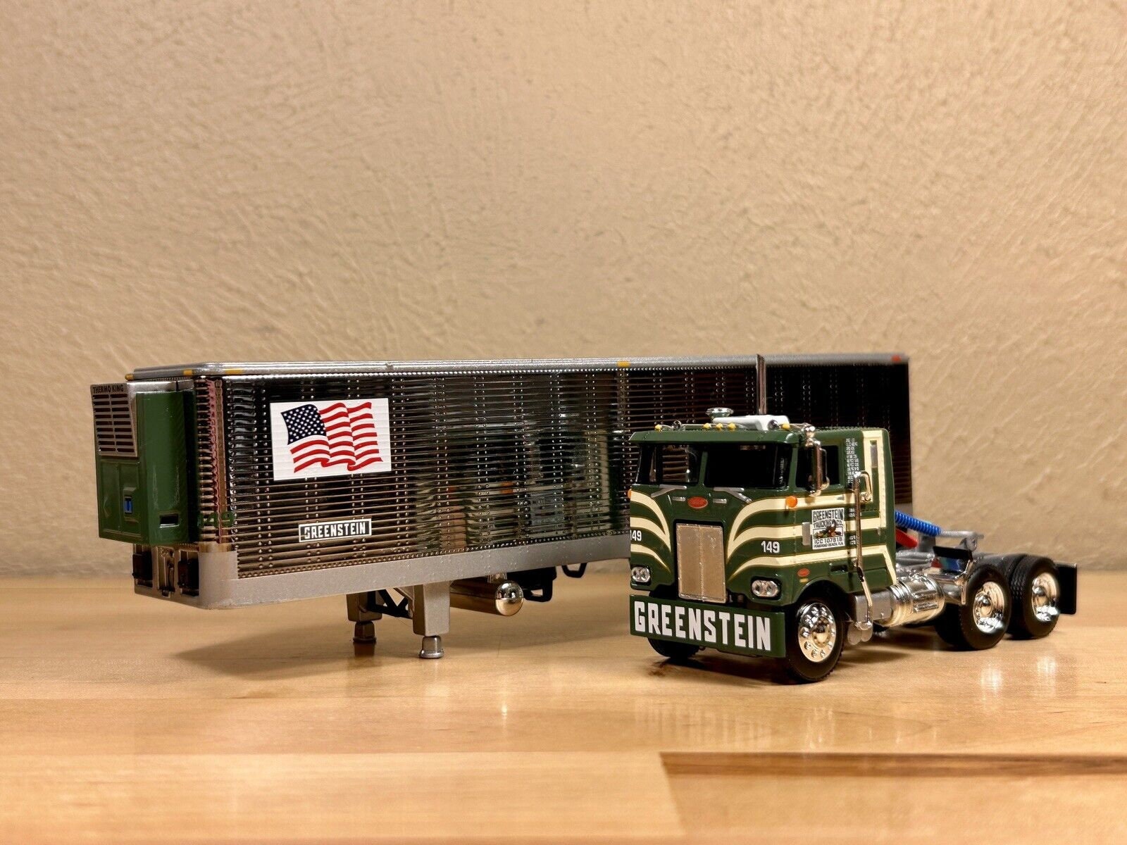 Peterbilt 352 COE Sleeper & Reefer Trailer verde modelo - Etsy España