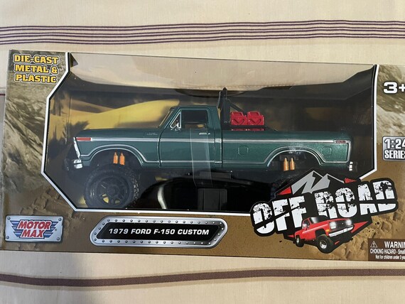 1979 Ford F 150 Custom Off Road Pickup Truck Green 1 24 Scale