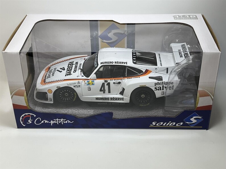 1:18 Solido Porsche 935 K3 Vainqueur Le Mans 1979 #41 Blanc