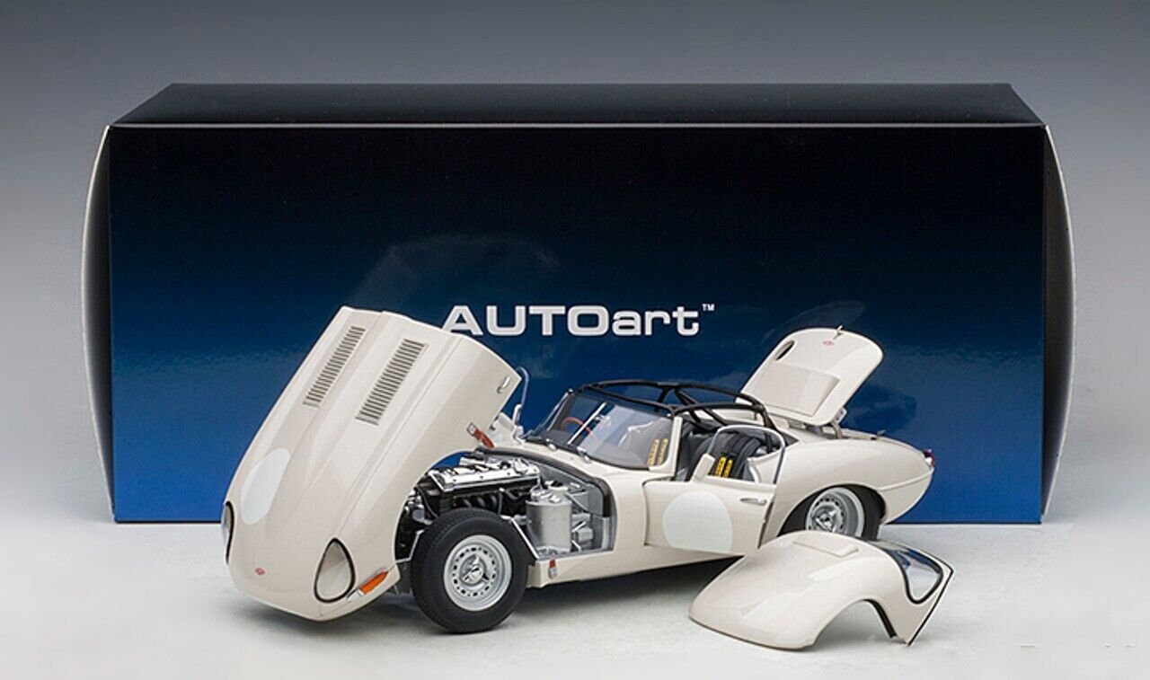 Jaguar Lightweight E type Roadster RHD White Scale Etsy