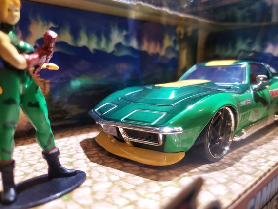 Street Fighter, Cammy & 1969 Chevrolet Corvette Stingray, 1:24