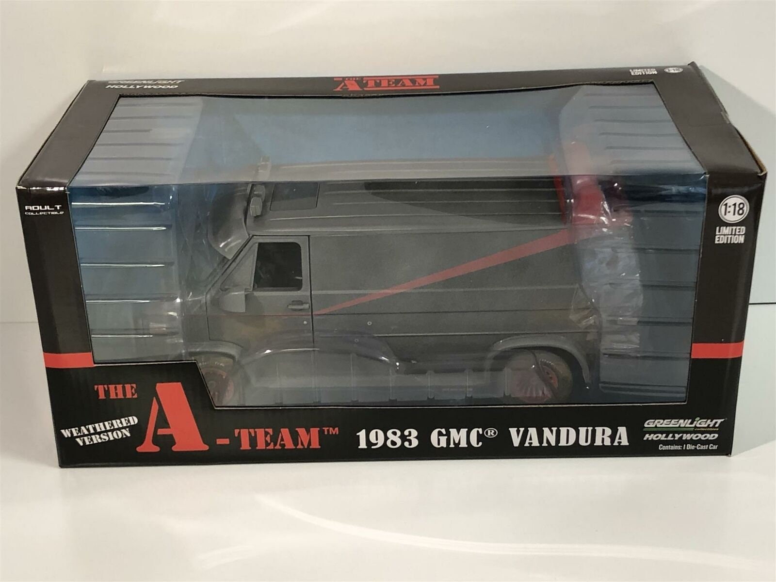 1983 GMC Vandura Weathered W/bullet Holes the A-team 1/18 Diecast 