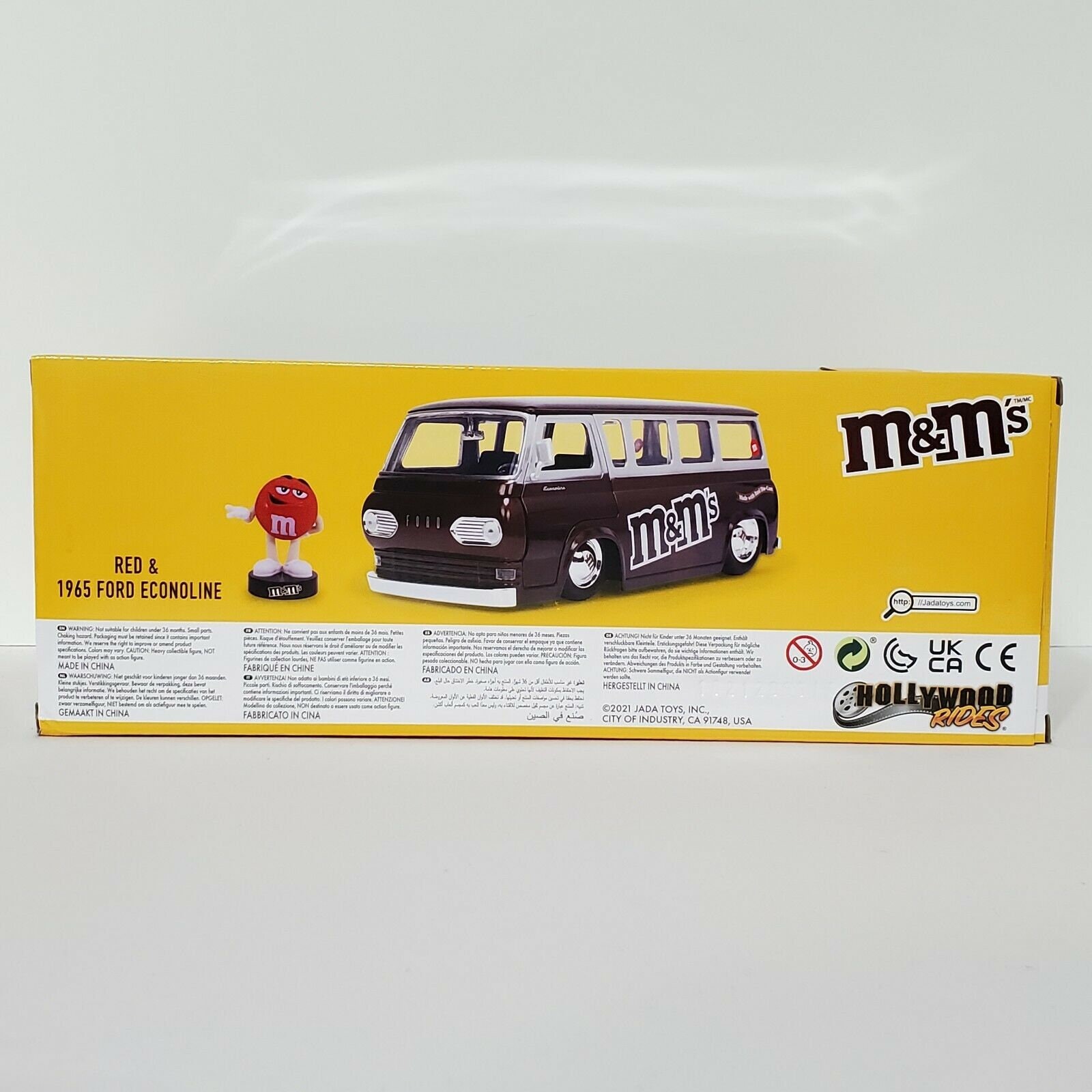 1965 Ford Econoline M&m's Bus: 1/24 Scale Die Cast Model by