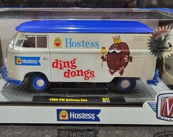 1960 Volkswagen Delivery Van "HOSTESS" White 1/24 Scale Diecast Model Car By M2 Machines 40300-97 A (Limited Edition)