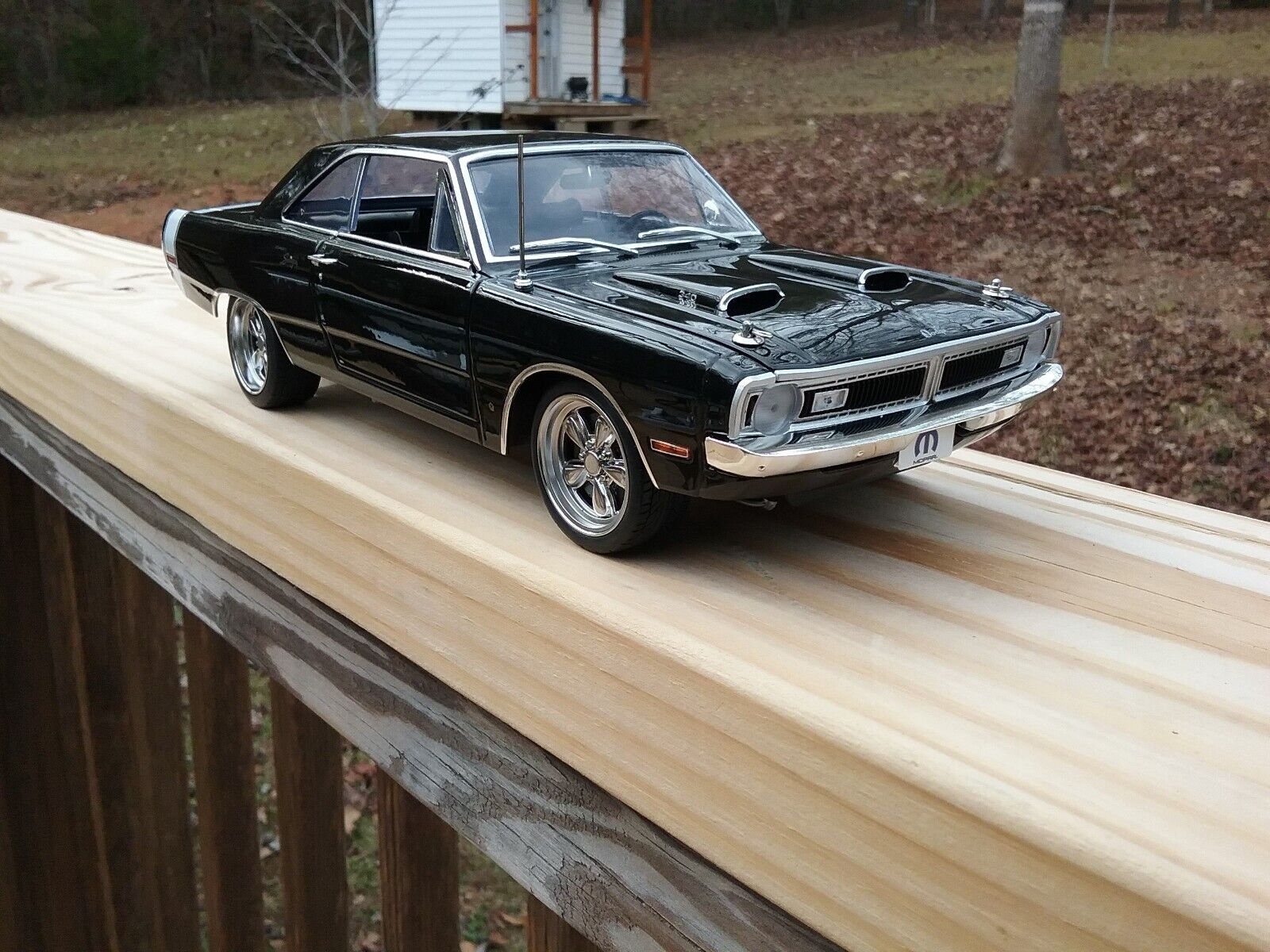 1970 Dodge Dart Swinger 340 Black 1/18 Scale Diecast Model