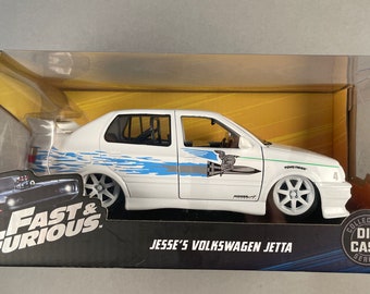 Jesse's Volkswagen Jetta White Fast & Furious 1/24 Scale Diecast Model Car By JADA 99591